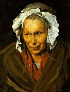 Theodore   Gericault Insane Woman oil painting artist